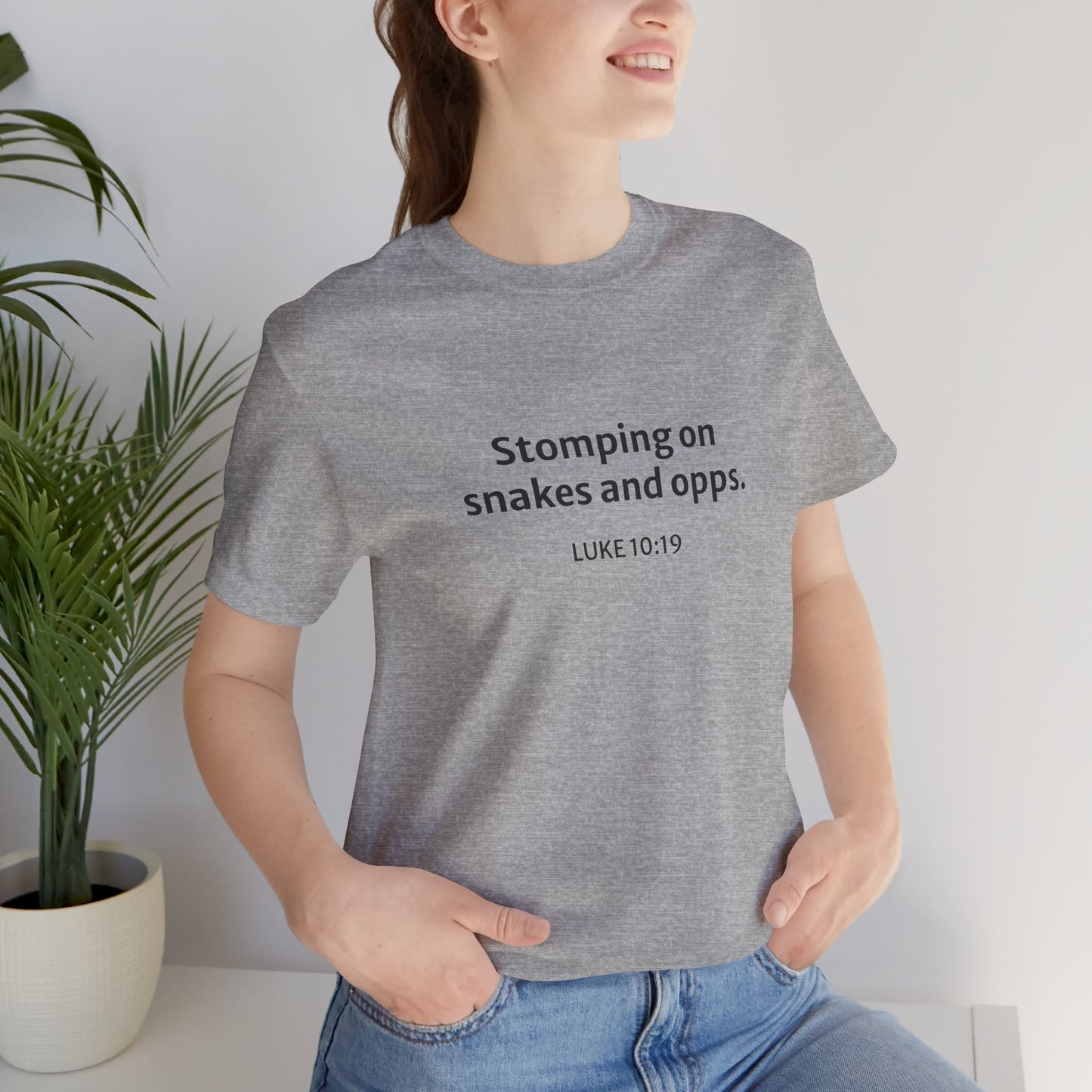 'Stomping on Snakes and Opps' Cotton Tee