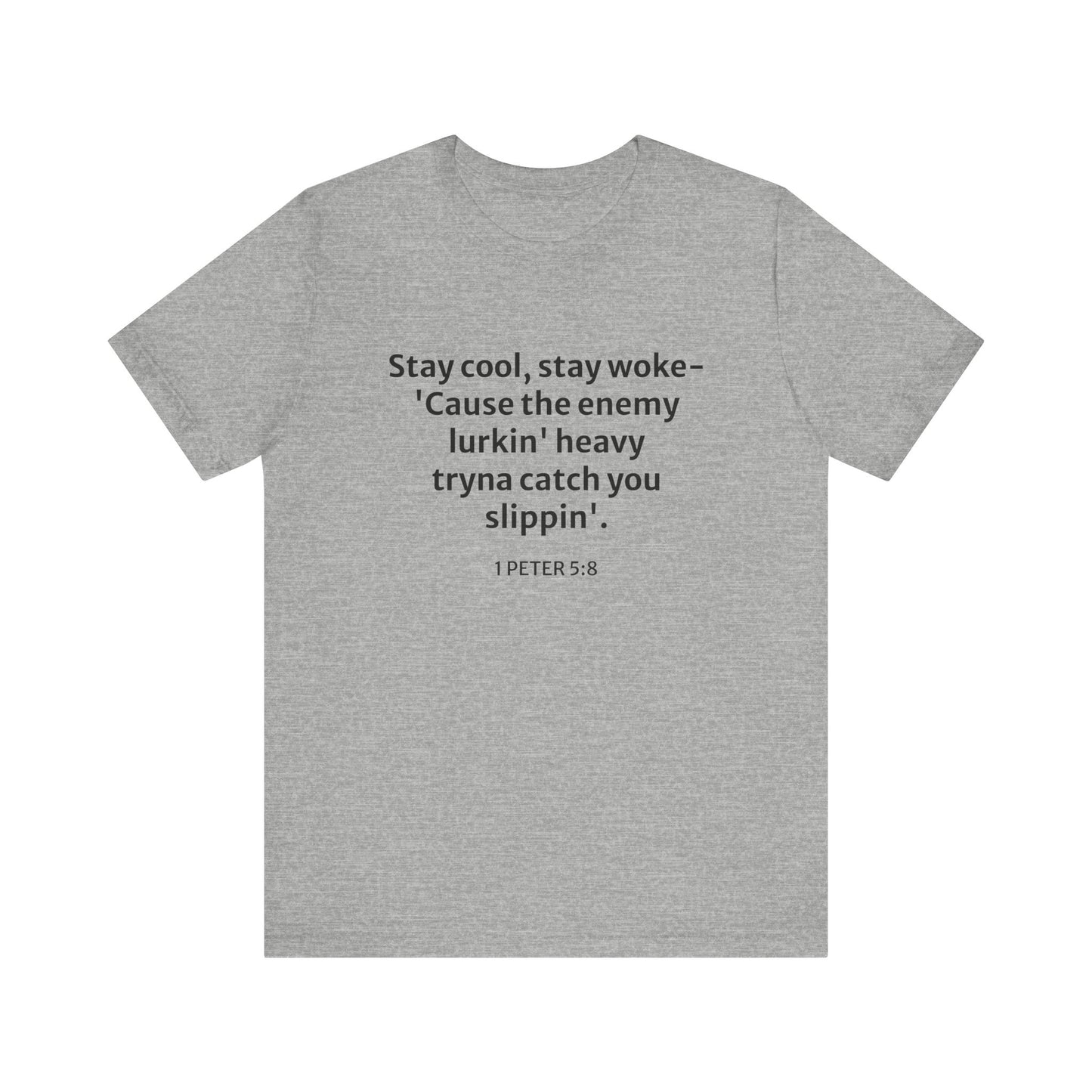 'Stay Cool, Stay Woke' Cotton Tee