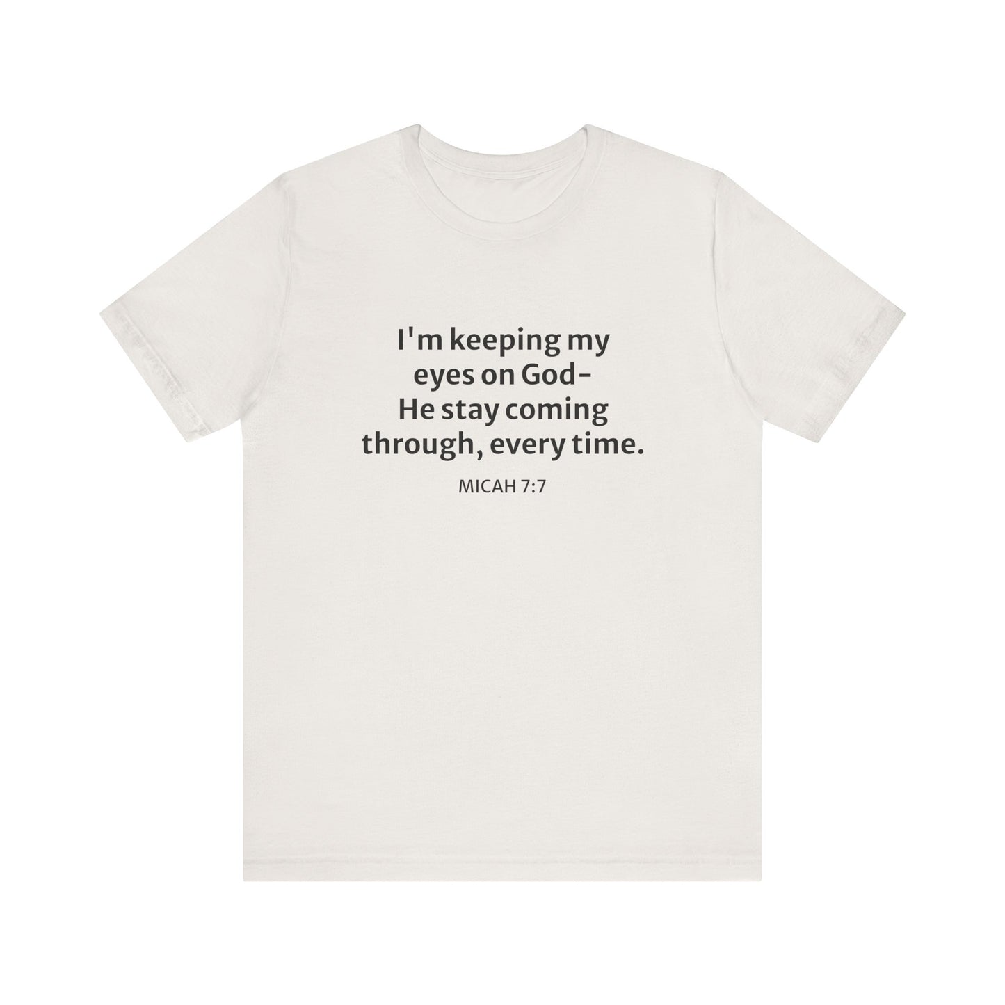 'Eyes on God' Cotton Tee