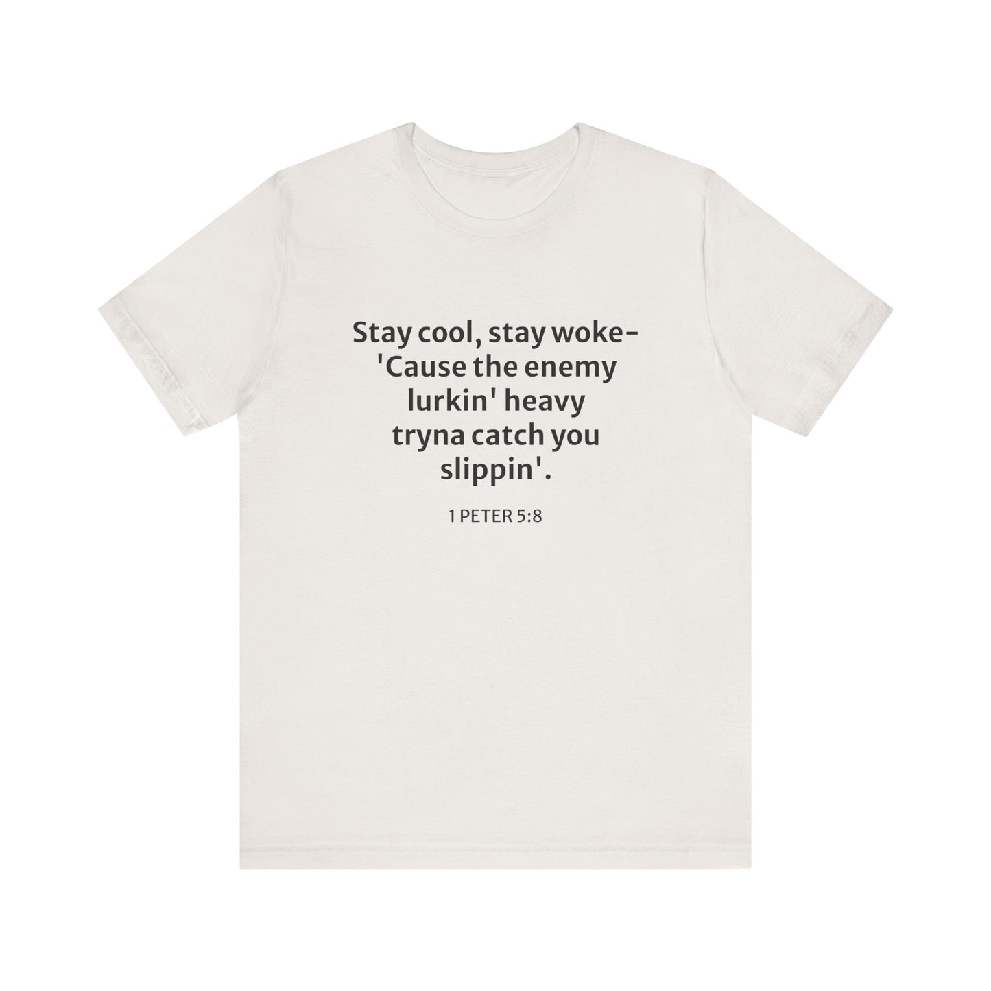 'Stay Cool, Stay Woke' Cotton Tee