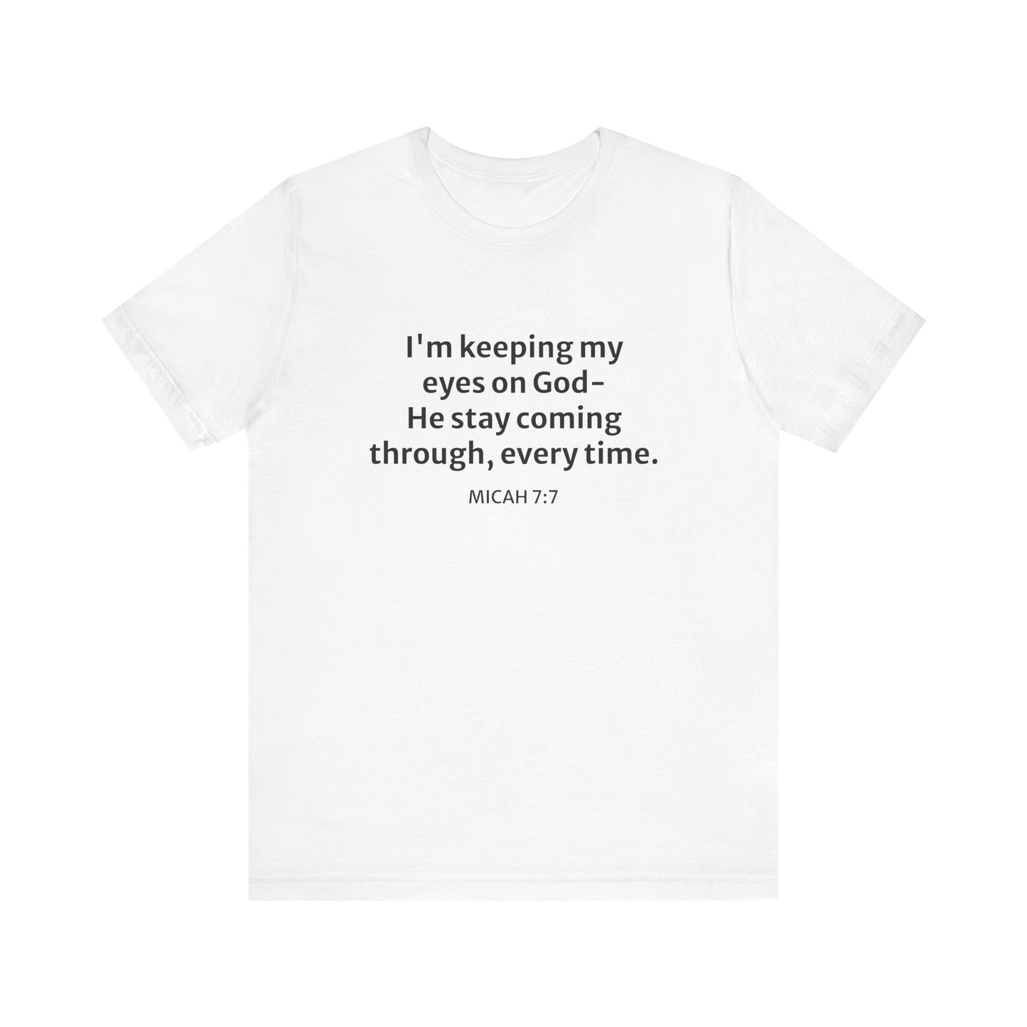 'Eyes on God' Cotton Tee