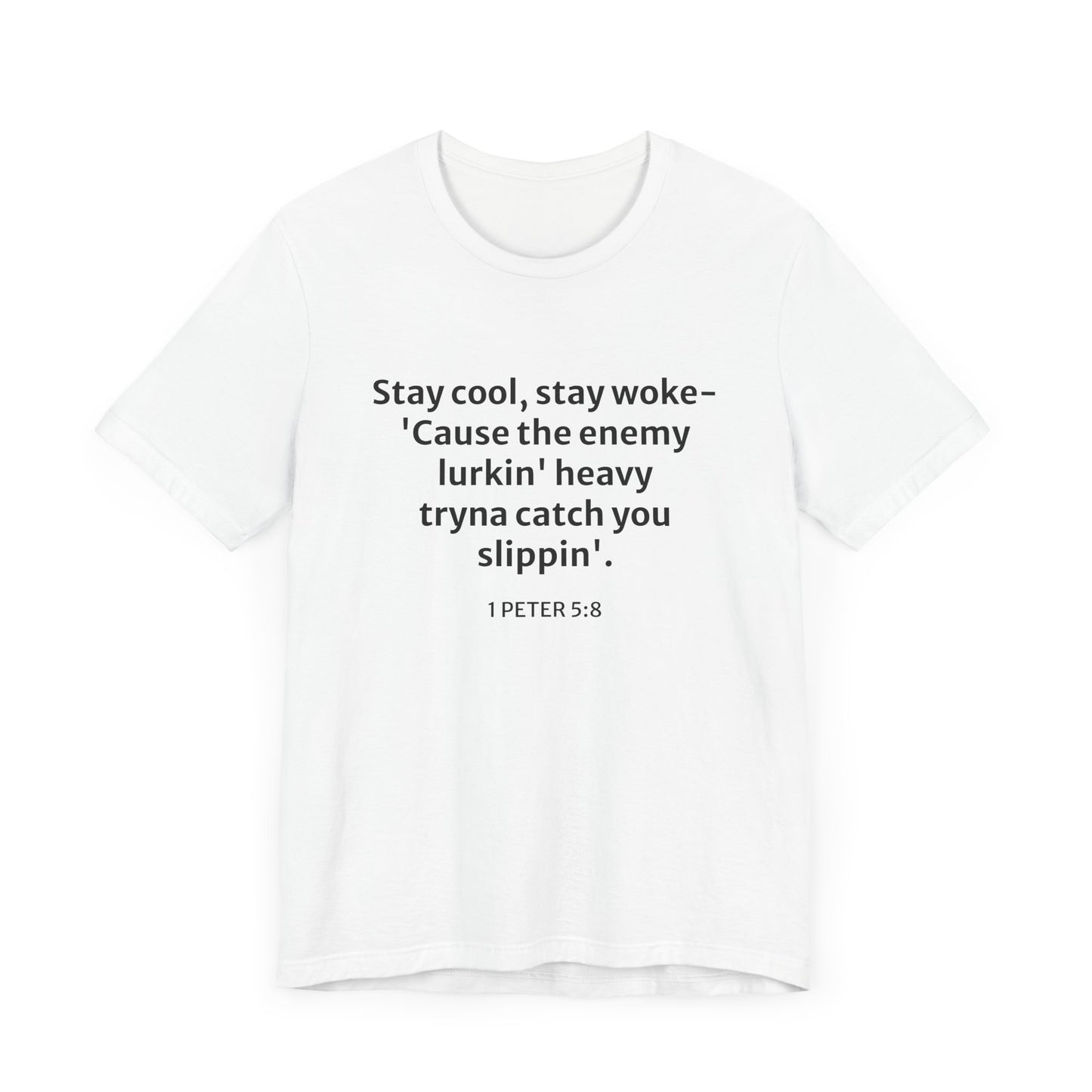 'Stay Cool, Stay Woke' Cotton Tee