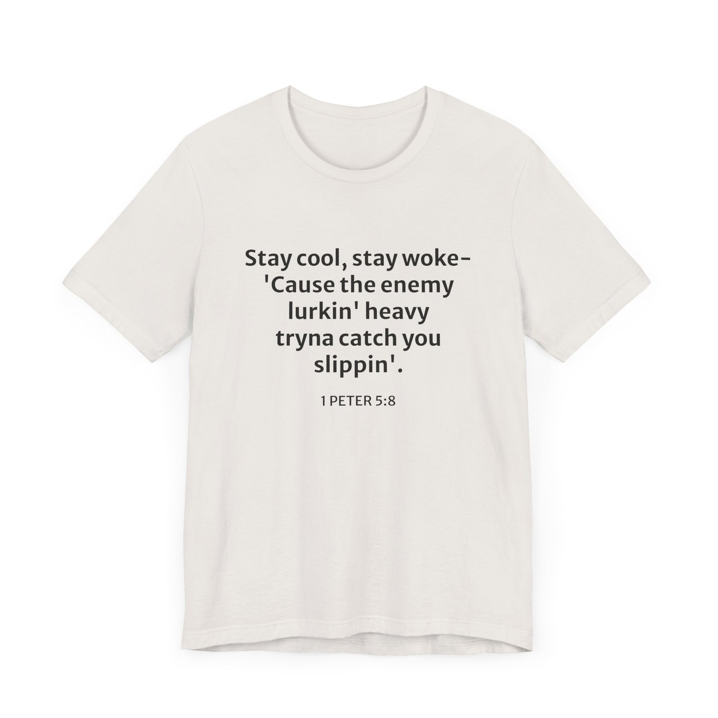 'Stay Cool, Stay Woke' Cotton Tee
