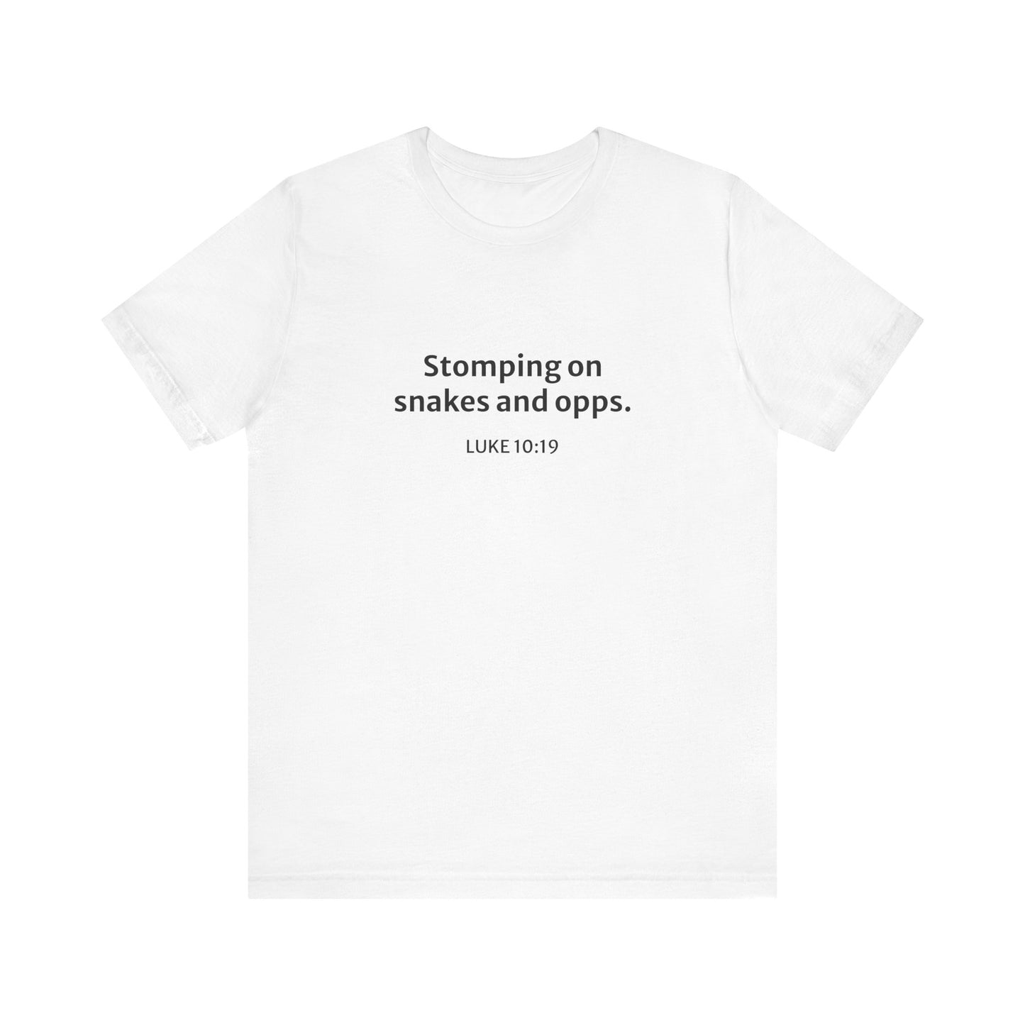 'Stomping on Snakes and Opps' Cotton Tee