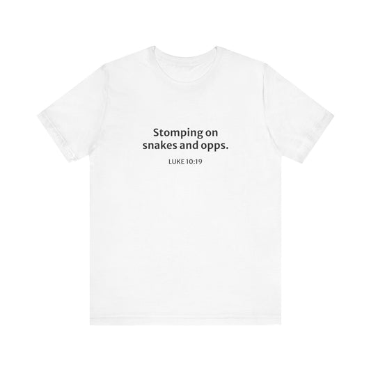'Stomping on Snakes and Opps' Cotton Tee